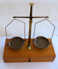 VINTAGE ANTIKE APOTHEKER WAAGE