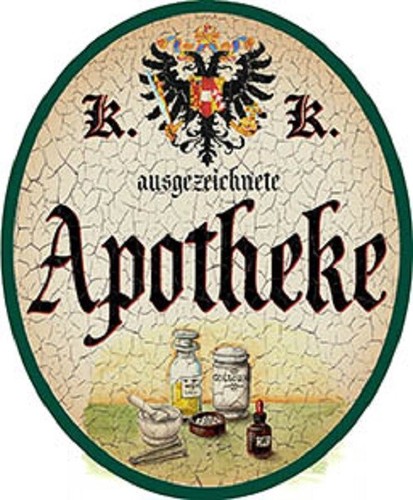 Apotheke nostalgieschild - +,