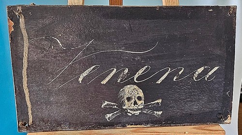 Gift hinweis schild mit der - hinweis,