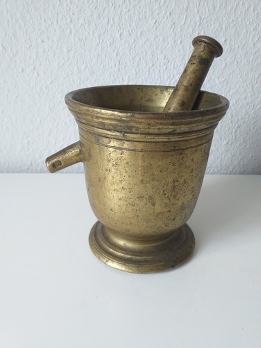 Apotheken mörser bronze - apotheken, mit