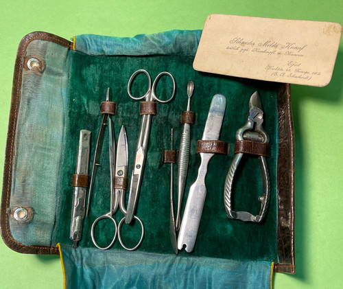 Antik mancure set - antik, medizinische