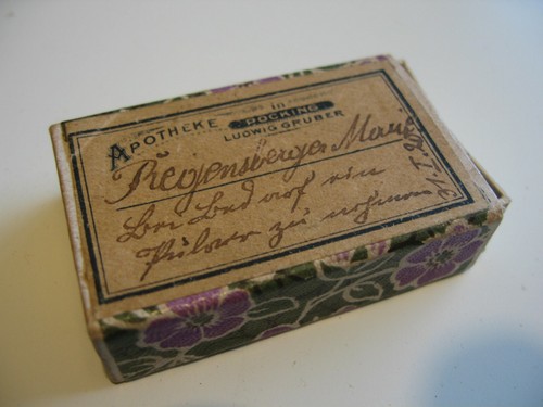 Alte apotheker schachtel - alte, apotheker-schachtel