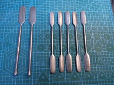 7x Metallspatel Apotheke