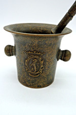 Messing Mörser und Stößel