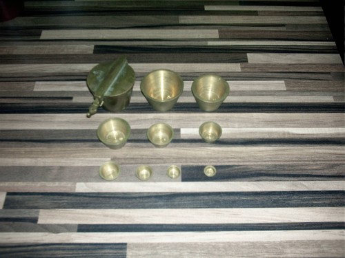 Messing apotheken gewichte - messing,