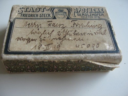 Antike apotheker schachtel - antike, apotheker-schachtel